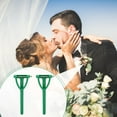 thumbnail image 6 of 200Pcs Boutonniere Pins for Men, 2.68" x 1.1" T-Shaped Corsage Pin Plastic Safety Clip Flower Brooch Boutonniere Supplies for Bridegroom DIY Wedding Accessories Decoration, Green, 6 of 7