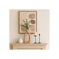 thumbnail image 4 of Decorative Paulownia Wood Cut-Out Vase for Living Room Decor - Casual Flower Vase for Home, Room, Bedroom, or Office Spaces - Ideal for House Accents and Entryway Table Displays - 14", Brown, 4 of 13