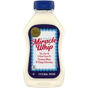 Miracle Whip Squeeze Mayonnaise Bottle, 12 oz - Case of 12