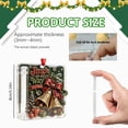 thumbnail image 2 of Christmas Cash Gift Ornament, 3.14" Clear Acrylic Money Holder, Double-Sided Printed Hanging Decor for Xmas Tree, Stocking Stuffer & Holiday Gifting, 2 of 7