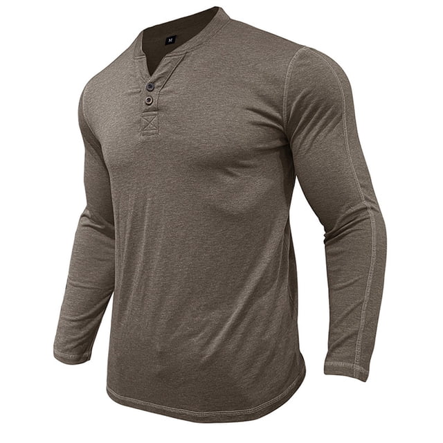 RXIRUCGD Pull Décontracté Mode pour Hommes Couleur Unie Manches Longues Col Rond, Kaki, Taille : 2TG