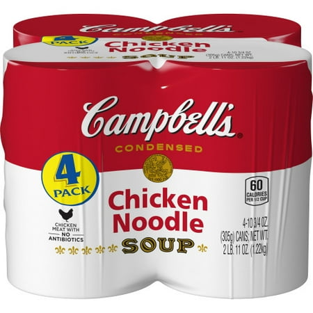 Campbell's Condensed Chicken Noodle Soup, 10.75 oz., 4 pack