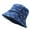 Navy blue, variant on Women's Denim Hat Fashion Broken Cave Fisherman Hat Outdoor Sunscreen Sun Hat Can Fold The Sun Hat Blue Basin Hat