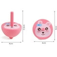 thumbnail image 4 of 4PCS Kids Spinning Top Interactive Novelty Wood Spinning Toy Spinner Top, 4 of 10