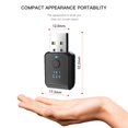 thumbnail image 4 of FM01 Receptor compatible con Bluetooth Radio de coche inalámbrico Transmisor FM USB, 4 of 6
