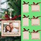 thumbnail image 2 of Diseño Mini Marco de Fotos Adorno de Lazo Marco de Bebé Adornos Navideños Adorno de Foto 2024 Primera Navidad M7a8 K9S0, 2 of 6