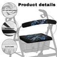 thumbnail image 5 of HELLHERO Walker Rollator Seat Back Cover & Rollator Walker Seat Back Covers with Stretchable Material Stain Proof Easy to Clean Non-Slip Fit, Dragonfly, 5 of 7