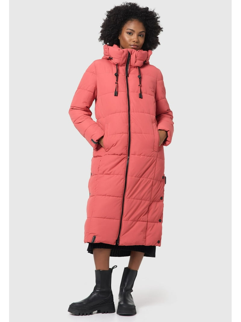 Marikoo Women's Calf-Length Quilted Fall & Winter Coat