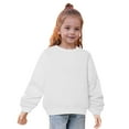 thumbnail image 3 of Jalioing 2 Pack Solid Sweatshirts for Kids Casual Long Sleeve Crew Neck Basic Pullover Boys Girls Cotton Tops, 3 of 8