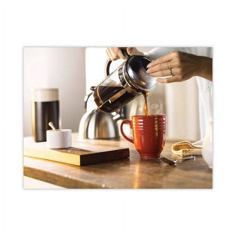 Ground Coffee, Classic Roast Decaffeinated, Ground, 19.2 oz, Can, 6/Carton Ground Coffee, Classic Roast Decaffeinated, Ground, 19.2 oz, Can, 6/Carton