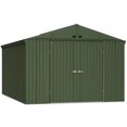 thumbnail image 1 of Scotts Lawn Care Storage Shed, 10x14, Green, 1 of 8