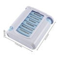 thumbnail image 3 of Fznkrag Stackable Daily Pill Organizer Case Weekly Pill Medicine Reminder Box Folding Sort Pill Box Container with 7 Individual Stacking Cases 4 Times a Day 7 Day Pill Storage Dispenser, 3 of 8