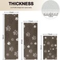 thumbnail image 4 of Brown Dog Paw Footprint Kitchen Rugs Sets Of 3,Kitchen Runner Rugs Non Skid Washable,Decorative Kitchen Floor Mats for Kitchen,Sink,Laundry,17"x30"+ 17"x47" + 17"x59", 4 of 6