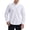White, variant on HISDERN Blue Dress Shirts for Men Oxford Button Down Shirts Long Sleeve Regular Fit XL