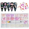 thumbnail image 4 of Nail Art Rhinestones  Beads Flatback Crystals Gems Multi Shapes Glass Crystal Rhinestones For Nail Art Makeup Face Decor Crafts Supply, 4 of 10