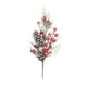 thumbnail image 2 of Esquejes de agujas blancas navideñas | Ramas de plástico esmerilado de 25 cm para decoración navideña | Tallos flexibles para árboles de Navidad, coronas y centros de mesa DIY, 2 of 5
