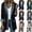 A01 Black, variant on Women Denim Patchwork Jacket Long Sleeve Button Cardigan Jackets | Denim Patchwork Jackets for Women Rollable Denim Cuffs Collared Shirt Jacket Side Jean Pockets Cardigan Jackets