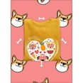 thumbnail image 3 of Valentine's Day Pets Love Sweatshirt Women -Image by Shutterstock, Female Medium, 3 of 4