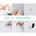 thumbnail image 4 of Koroao Anti-Drop Chain for Arlo Pro 4/Arlo Pro 3/Arlo Ultra - Prevent from Falling/Stolen - Weatherproof Indoor, 4 of 5