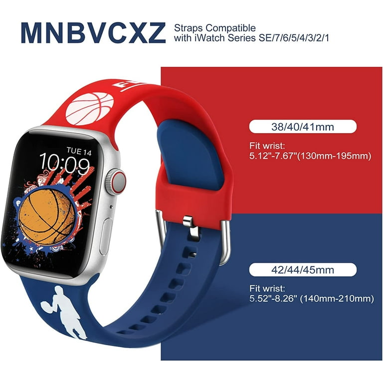 2023 NBA Basketball Silicone Sports Strap For Apple Watch band