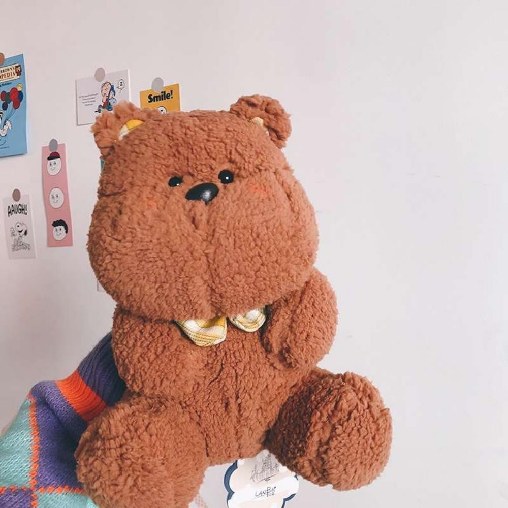 9" Orange Plush Teddy Bear Stuffed Animal Toy Gift New 