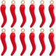 thumbnail image 1 of Caja de 30 dijes de pimienta esmaltados, con forma de cuerno italiano, chile picante y verduras para hacer joyas, aretes, pulseras y collares., 1 of 9