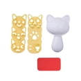 thumbnail image 3 of Bearachild 1 Set Rice Ball Mold Convenient Molds Japanese Food Kitchen Roller Tools Tool Cooking Lovely for Home Restaurant Use Type2 NO2, 3 of 6