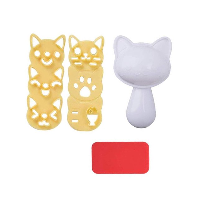 Yuarrent 1 Set Rice Ball Mold Japanese Tool Food Cooking Sushi Lovely Roller Making Accessory Molds Professional for Home Use Type2 NO2