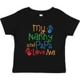 thumbnail image 3 of Inktastic Nanny and Papa Love Me Boys or Girls Toddler T-Shirt, 3 of 5