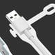 thumbnail image 2 of 2 fundas protectoras para cable de datos, protector de cargador, protectores de línea de silicona, cable útil, 2 of 6