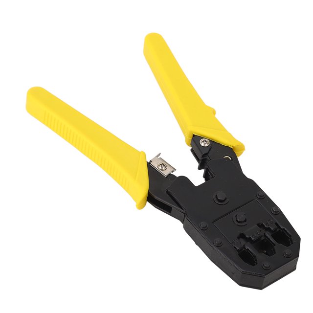 Herramienta de engarzado de cables ANGGREK de Acero inoxidable para Ethernet