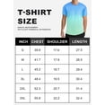 thumbnail image 2 of APTRO Men's and Big Men's Workout Shirt Athletic Core Shirt Quick Dry Moisture Wicking Short Sleeve Performance T-Shirt Grid Gradient Blue Green,Sizes S-3XL, 2 of 7