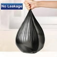 thumbnail image 3 of OKKEAI 3-Gallon Small Trash Bags, 10-Liter, Heat Resistant, 100 Bags, White, 3 of 7