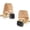 Gold Tone/Black, variant on Mens Cufflinks with Chain, Square Stone and Shiny Chain Cuff Links with Box for Young Men Wedding Business Party Suit Shirt Accessories Gifts