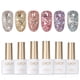 thumbnail image 1 of Set de esmaltes de uñas en gel con purpurina GAOY, 6 colores, 7,3 ml, UV LED, 1 of 6