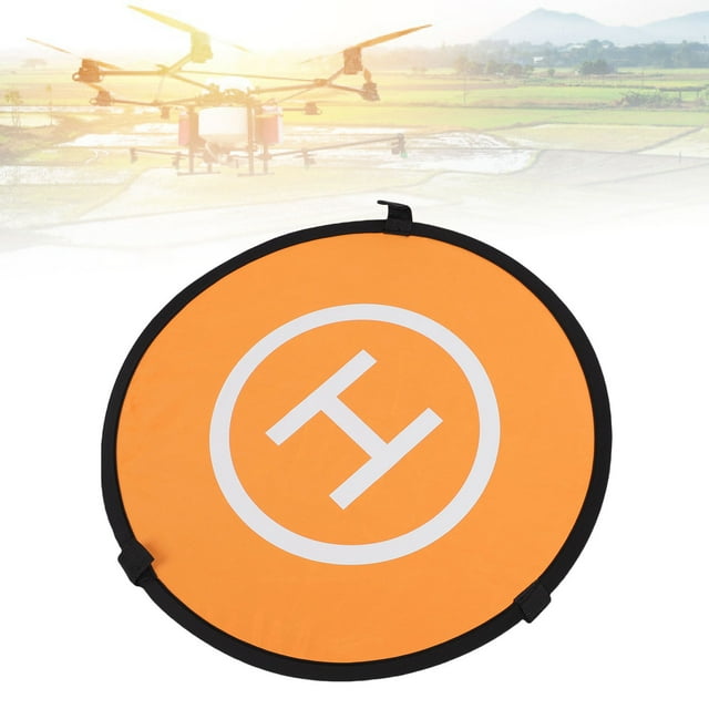 Drone Landing Pad Foldable, Nighttime Reflective Pad, Water Proof Portable Helipad, 55cm Helipad Fit for Air 3, Mini 3, Mini SE, 2, Pro and Other Drones