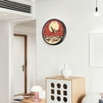 thumbnail image 6 of Voice Activated Clock with Glow Light 12 Inch Large Silent Wall Clock Battery Operated for Home Decor Christmas-themed Ambiance, 6 of 8