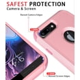 thumbnail image 3 of Diverbox for iPhone 8 Plus Case iPhone 7 Plus Case [Shockproof] [Dropproof] [Dust-Proof],Heavy Duty Protection Phone Case Cover for Apple iPhone 8 Plus & 7 Plus (Pink), 3 of 7