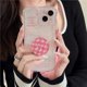 thumbnail image 3 of iPhone 11 12 13 14 Plus PRO MAX iPhone14 iPhone14Pro Rosa Inglés Con Soporte Patrón De Onda Suave TPU Funda, 3 of 4