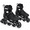 Black-Men 7 / Women 8, variant on Black Men 14 / Women 15 Adult Inline Skates for Fitness and Casual Skating