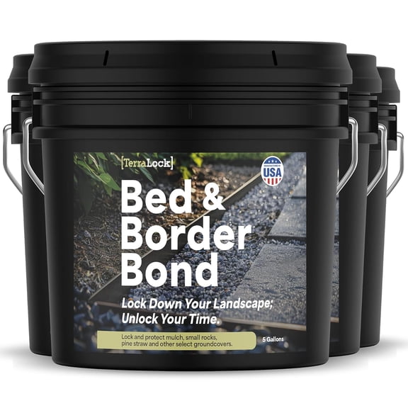 TerraLock Mulch Glue 20 Gallon Landscape Adhesive for Mulch & Gravel