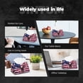 thumbnail image 6 of Kdxio USA Eagle with Spread Wings Print Tissue Box Cover,Modern PU Leather Rectangular Tissue Box Holder for Bathroom Living Room Bedroom Office Desk Car Home, 6 of 6