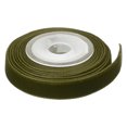 thumbnail image 3 of Uxcell 0.35 Inch x 2.18 Yard Velvet Ribbons Single Faced Vintage Velvet Ribbons Spool for Decor DIY Army Green, 3 of 6