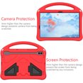 thumbnail image 3 of Allytech Samsung Galaxy Tab S9/S8/S7 11 inch 2023/2022/2020 Case for Kids, EVA Foam Shockproof Kids Friendly Rugged Protective Back Cover with Handle & Kickstand, Red, 3 of 7