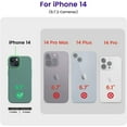 thumbnail image 2 of For iPhone 15 Pro case, Compatible with MagSafe, 6.1" Silicone Shockproof Military-Grade Protection, Magnetic Phone Case for Men Women, Blue, 2 of 8