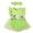Green, variant on Baby Summer Outfit Toddler Baby Girl Summer Clothes Infant Sleeveless Tulle Romper Dress with Headband Newborn Jumpsuit Outfits Black Size,9-12 Months