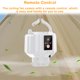 thumbnail image 5 of Advancent Ventilador para tienda de campaña con luz LED 5200/10400 mAh, enfriador de aire con pilas, colgante, sensor de seguridad, luz nocturna, Control Electrodomésticos Blanco/10400 mah Advancent HA065474-01, 5 of 6