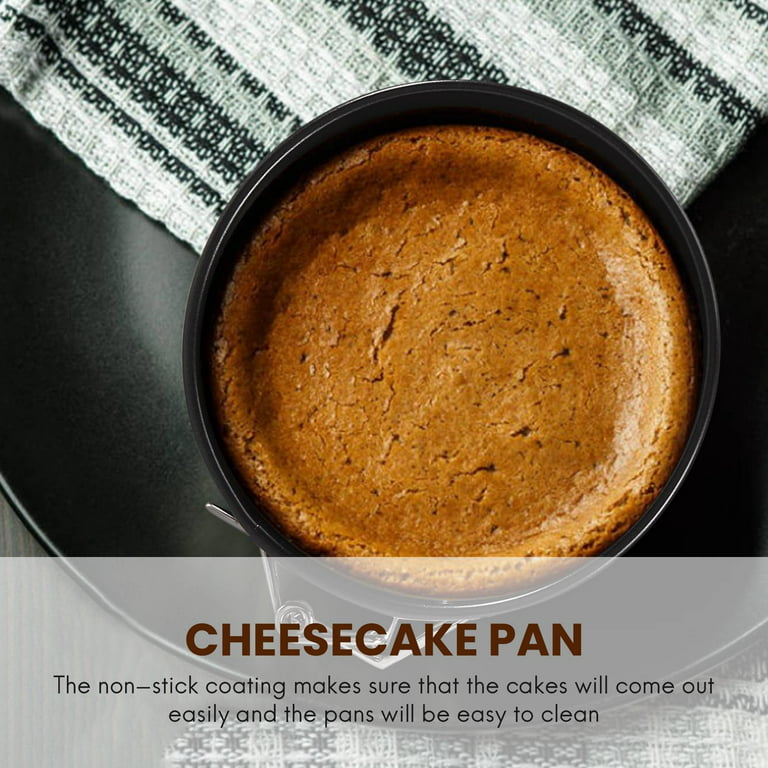Wovilon 4-Inch Mini Springform Pan - Small Nonstick Cheesecake Pan for Mini  Cheesecakes, Pizzas and Quiches 