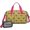Yellow Boston Terrier, variant on Women Men Gym Bag,Pink Border Collie Dog and Flower Floral Small Duffle Bag Spend the Night Bags for Women with Shoes Compartment Washbag,Detachable Shoulder Strap,19.7x8.3x11 Inches