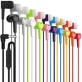 thumbnail image 1 of Auriculares Maeline Wired con micrófono, paquete de 100 con 10 colores, 1 of 6